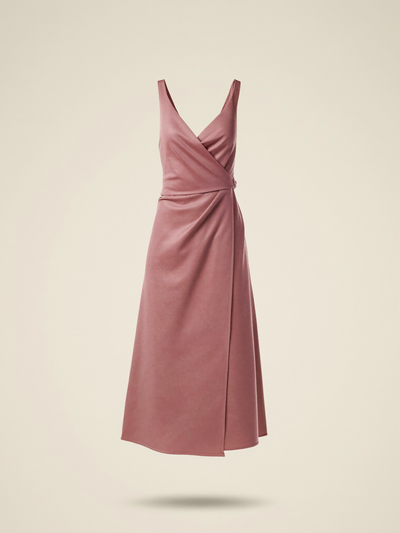 Wickelkleid Aurel in Altrosa – Altrosa
