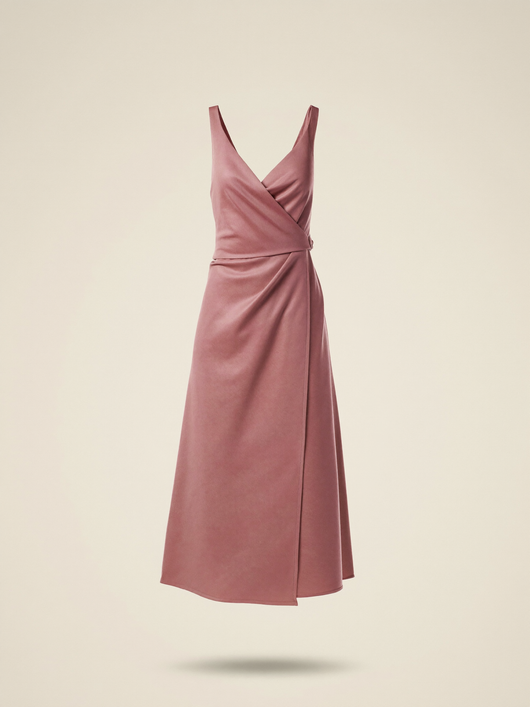 Wickelkleid Aurel in Altrosa – Altrosa