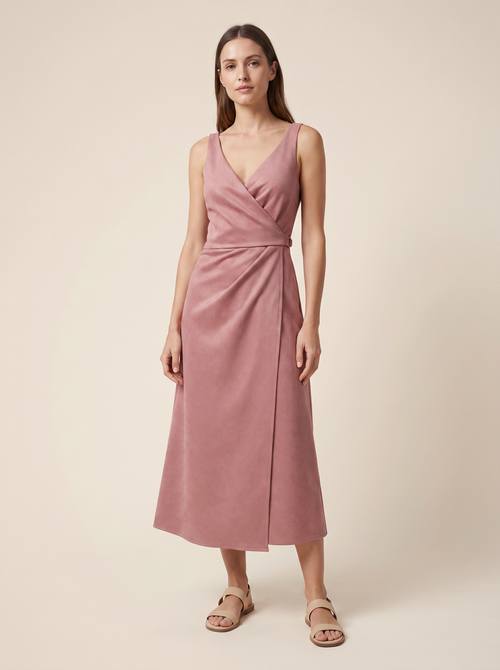 Wickelkleid Aurel in Altrosa
