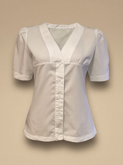 Blusenshirt Elin in Weiß – Vorderansicht