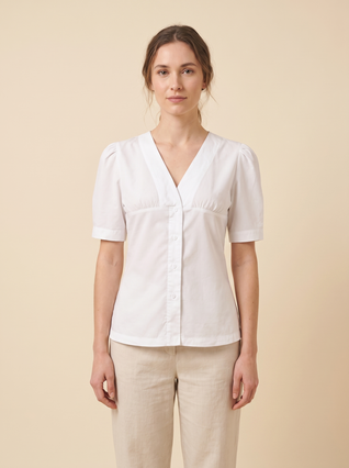 Blusenshirt Elin in Weiß