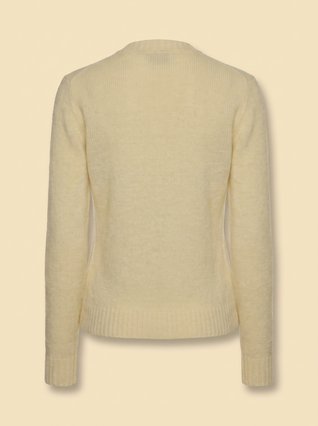 Feinstrick-Cardigan Vera in Creme